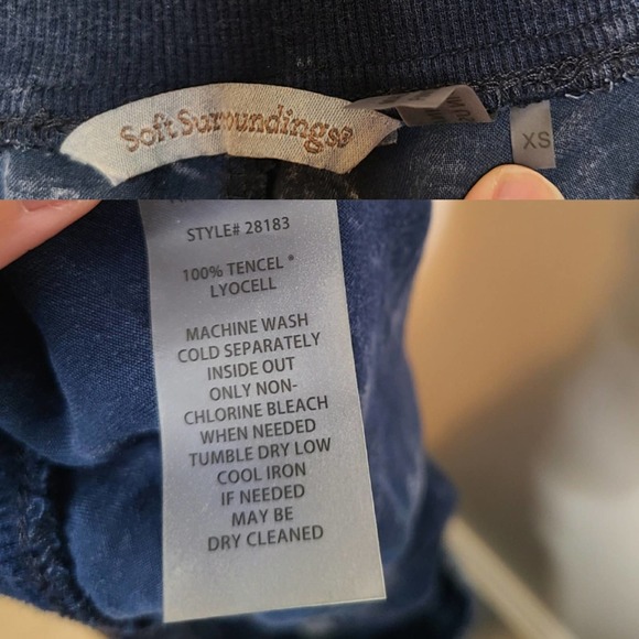 Soft Surroundings Toulon Tencel Stonewashed Pants - Picture 5 of 5